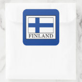 Sticker Carré Finlande (Sac)