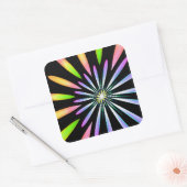 Sticker Carré Fireworks 1 (Enveloppe)