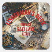 Sticker Carré Fisherman’s Deck (Devant)