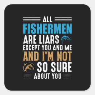 Sticker Carré Fishing Art All Fishman