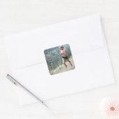 Sticker Carré Fitness Motivationnelle (Enveloppe)