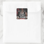 Sticker Carré Fitness Motivationnelle (Sac)