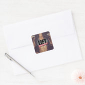 Sticker Carré Fitness Motivationnelle (Enveloppe)