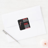 Sticker Carré Fitness Motivationnelle (Enveloppe)