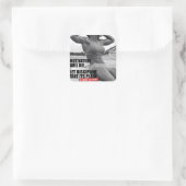 Sticker Carré Fitness Motivationnelle (Sac)