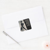 Sticker Carré Fitness Motivationnelle (Enveloppe)