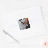 Sticker Carré Fitness Motivationnelle (Enveloppe)