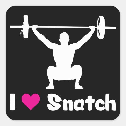 Sticker Carré Fitness Motivationnelle (Devant)