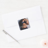 Sticker Carré Fitness Motivationnelle (Enveloppe)