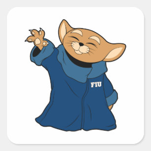 Sticker Carré FIU Roary The Child 2
