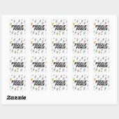 Sticker Carré Fizzle Force Lightning (Feuille)