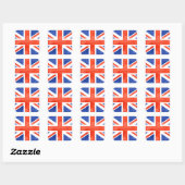 Sticker Carré Flag de Grunge (Feuille)