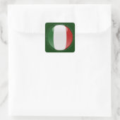 Sticker Carré Flag d'Italy (Sac)