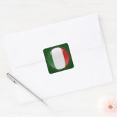 Sticker Carré Flag d'Italy (Enveloppe)