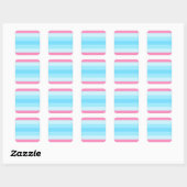 Sticker Carré Flag transmasculine pride (Feuille)