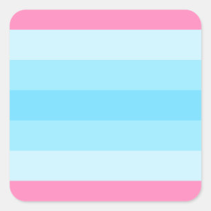Sticker Carré Flag transmasculine pride