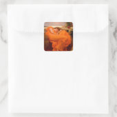 Sticker Carré Flaming June par Lord Frederic Leighton (Sac)