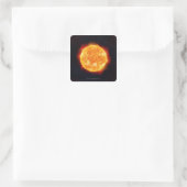 Sticker Carré Flares solaires (Sac)