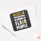 Sticker Carré Flash People - (Enveloppe)