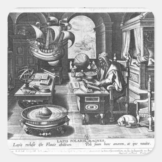 Sticker Carré Flavio Gioia d'Amalfi (Devant)