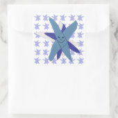 Sticker Carré Flèche de neige (Sac)