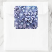 Sticker Carré Flèches bleues (Sac)