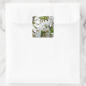 Sticker Carré Fleur blanche (Sac)