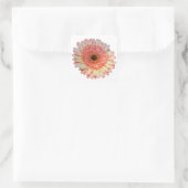 Sticker Carré Fleur de germe rose simple (Sac)