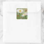 Sticker Carré Fleur d'oie (Sac)