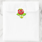 Sticker Carré Fleur mignonne (Sac)