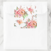 Sticker Carré fleur printanière (Sac)