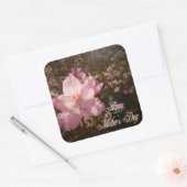 Sticker Carré Fleur Rhododendron (Enveloppe)