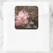 Sticker Carré Fleur Rhododendron (Sac)