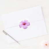 Sticker Carré Fleur rose brillante (Enveloppe)