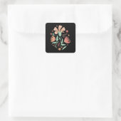 Sticker Carré Fleur sauvage (Sac)