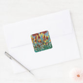 Sticker Carré Fleur sauvage (Enveloppe)