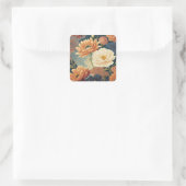 Sticker Carré Fleurs (Sac)