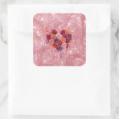 Sticker Carré Fleurs (Sac)