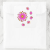 Sticker Carré Fleurs (Sac)