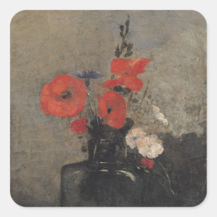 Sticker Carré Fleurs, 1857