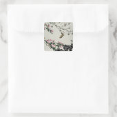 Sticker Carré Fleurs de printemps (Sac)