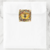 STICKER CARRÉ FLEURS DE PRINTEMPS HONEY BEE / BEEKEEPER CARRÉ (Sac)