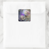 Sticker Carré Fleurs de Teinte Iridescente (Sac)