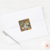 Sticker Carré Fleurs et fruits (Enveloppe)