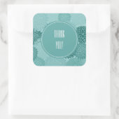 Sticker Carré Fleurs Minty (Sac)