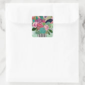 Sticker Carré Fleurs Whimsics (Sac)