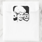 Sticker Carré Flo Embrasse mes petits bonbons ! (Sac)