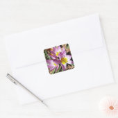 Sticker Carré Floral de Pink (Enveloppe)