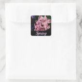 Sticker Carré Floral Pink Hyacinth (Sac)
