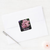 Sticker Carré Floral Pink Hyacinth (Enveloppe)